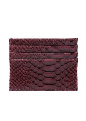 Customized Hot Sales Card Holder Men Women Ostrich/Crocodile/Python/Snake PU Leather PU Wallets Small Card Holder Bag Card Holder