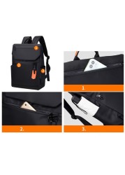 High Quality Waterproof Men's 15 Inches Laptop Backpack Fashion Urban Man Backpack USB Charging Business Travel Backpack Unisex