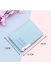 PU Leather 2 Cards Driver License Holder Book Case Keeper Organizer Passport Credit Card Case Business Men Women Vintage Bag