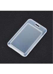 10pcs Transparent Waterproof Cover Women Men Student Bus Holder Case Business Credit Bank ID Card Protection Sleeve