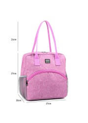 Insulated Lunch Bag For Women And Kids Oxford Lunch Bag Large Capacity Picnic Bag Tote Bag Lunch Bag