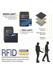 Rfid Genuine Leather Bank Credit Card Holder Protector Macsafe Card Wallet Card Holder Slim Case Wallet For Man Port Cart