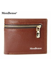 2022 Casual Men Wallets Short Card Holder Photo Holder Casual Style Male Wallets Luxury Men Purses PU Leather Wallet for Men