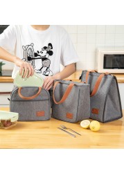 Isothermal Carrying Bag for Men and Women Bento Lunch Box for Travel Picnic Fruit Drinks Fresh Food Thermal Insulated