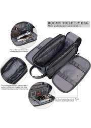 Travel Business Toiletry Bag Waterproof Shaving Toiletry Kit for Men Women Shower Bathroom Makeup Toiletry Organizer Handbag