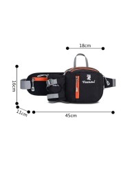 Fashion Men Women Running Belt Jogging Cycling Waist Bum Pack Phone Pouch Sports Shoulder Chest Bag With Water Bottle Holder New