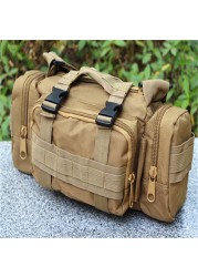 Military Camouflage Bags Waist Pack Canvas Camera Single Shoulder Messager Bag RV641456