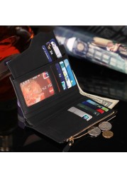 Hot Fashion Men Wallet Wallets For Women With Checkbook Holder Purse Clutch Slim Wallet Men Purses With Coin Zipper Gift Bag