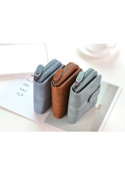 Women Small Wallet for Credit Card Female Coin Purse Leather Wallet Fashion Short Clutch Lady Solid Mini Wallet Women Wallets