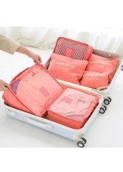 Travel Organizer Storage Bag Set For Clothes Tidy Closet Organizer Bag Pouch Travel Organizer Bag Packing Cube Bag