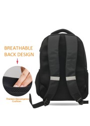 School Backpack with USB Port, School Backpack for Teens, Travel Bag, Children's Daily Book Bag