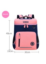 2020 British Style Waterproof School Backpack Orthopedic Bag Boys Girls Primary School Bags Girls Backpacks