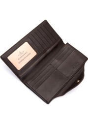 New Fashion Luxury Brand Leather Women Long Zipper Coin Purses Tassel Design Clutch Wallet Female Money Credit Card Holder 2022