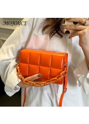 Women Shoulder Bags Fashion PU Leather Underarm Bags Pure Color All-Match Lattice Style Shopping Bags Designer Clutch