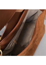 2022 Fashion Women's PU Leather Handbag Single Shoulder Bag Large Capacity Female Luxury Designer Tote Crossbody Bag Purse Bag