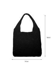 Hollow Woven Bag Women Shoulder Bags Designer Knitting Bags Large Capacity Tote Large Purses Shopping Bags Lazy Wind Pattern