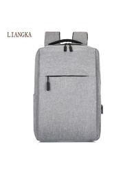 Men's Multifunctional Oxford Fabric Backpack Water Resistant 13 Inch Student School Bag With USB Charger Unisex 2021