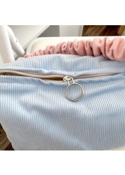 Women's Shoulder Bags 2022 Corduroy Shopper Bags Girls Fashion Casual Bags Vintage Cute Sweet Scruss Shoulder Strap Hobo Bags