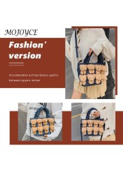 Women Simple Ruched Handle Small Female Shoulder Bag All-match Travel Small Crossbody Bags Soft Tote Bags