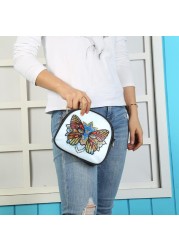 Diamond Mosaic PU Leather Women Shoulder Bags Mosaic Drill Reusable Eco-friendly Embroidery Storage Bag Shopping Bag