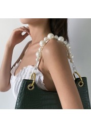 DIY Trend Exquisite Pearl Bag Chain Replacement Purse Fashion Luxury Designer Chain Shoulder Bag Strap Women Bag Accessories