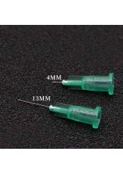 Needle Piercing Syringe Transparent Injection Glue Clear Tip Cover For Pharmaceutical Syringe Needle 32g 4mm