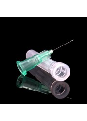 32g 34g Needle Puncture Syringe Transparent Injection Glue Clear Tip Cover for Pharmaceutical Syringe Needle 32g*4mm 13mm 20pcs