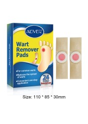 1box=24pcs Feet Warts Remover Pads Calluses Patch Plantar Chicken Eye Corn Stickers Pain Relief Pad Foot Care Plaster