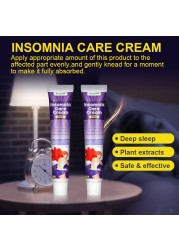 2pcs Sleepless Cream Improve Sleep Calm Mood Calming Balm Insomnia Relax Help Sleep Cream Relieve Stress Anxiety OintmentA759