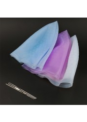 Reusable Silicone Tie Dye Hats Hair Coloring Hightligting Pick Up Dye Hair Color Cap With Metal Hook Hair Salon Equipment