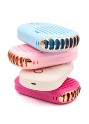 USB Air Conditioning Blower Handheld Nail Eyelash Blow Dryer Fan Rechargeable Dryer Mini Portable Eyelashes Dryer