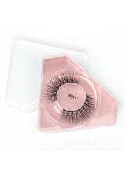 wholesale eyelashes 4/20/50/100pcs fluffy mink eyelashes 3d eyelashes makeup natural false eyelashes extension