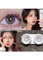 soft contact lenses for eyes 2 degrees pc/pair myopia prescription beauty pupil nature makeup colorful new york contact lens