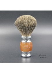 Men's Shaving Brush, New Pure High Quality Hair Resin Handle Wet Shaving Brush for Men