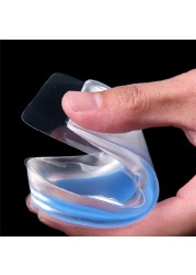 1 Pair Soft Silicon Gel Heel Support Cushion Cup Foot Care Tools Insoles Pads Shock Pad Orthotic Insole Increase Plantar