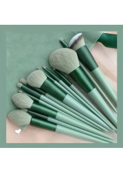 13pcs Soft Fluffy Makeup Brushes Set for Cosmetic Foundation Brush Powder Eyeshadow Kabuki Blending Makeup Brush Beauty Tool