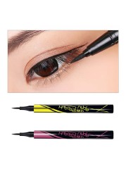 1pc Black/Brown Mini Eyeliner Gold Pen Quick-drying Eyeliner Waterproof Lasting No Blooming Liquid Eyeliner Pen TSLM1