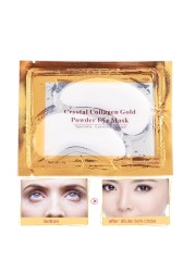 200pcs=100Pairs Korean Cosmetics Beauty 24K Crystal Collagen Golden Eye Mask Anti Aging Acne Moisture Patches Eye Skin Care