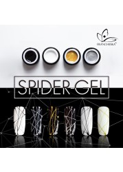 8ml Spider Line Nails Art Gel Polish UV Colors Painting Gel Nail Polish Spider Gel Varnish Web Stickers Gel Dropship TSLM1