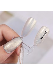 LILYCUTE Thread Shell Nail Gel Polish 7ml Pearl Shell Semi Permanent UV Gel Base Top Coat Popular in Autumn and Winter