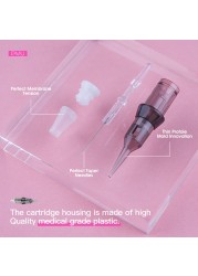 Dragonahwk Cartridge Tattoo Needles PMU 1RL 3RL 7F Sterilize Round Liner For Permanent Makeup Machine