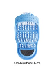 Plastic Bathing Massage Slippers Foot Cleaner Heel Scrub Foot Scrub Care Device