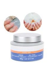 56g UV Extension Gel Glue Professional Multifunctional DIY Nail Art Quick Drying Anti-yellowing Manicure Extension Glue 2.0oz