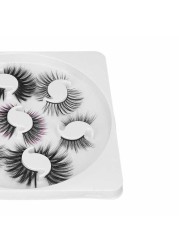 Mixed False Eyelashes Natural Curly False Eyelashes for Stage Makeup