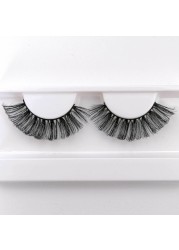 1pairs 8-20mm False Eyelashes Russia Curl Lashes DD Volume Handmade Thick Mink Eyelashes Full Strip Lashes Cruelty Free Cilios