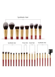 DUcare 8-27 Makeup Brushes Set Synthetic Goat Hair Powder Cosmetic Eyeshadow Foundation Blush Blending Makeup Brush Maquiagem