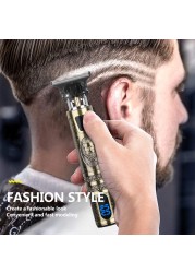 Hair Cutting Machine Hair Trimmer Barber Cordless Hair Clipper Beard Trimmer Cordless Shaver Electric Razor Men Shaver