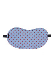 Dot Print Sleeping Mask Soft Eye Cover Portable Travel Comfort Sleep Aid Eye Patch PC