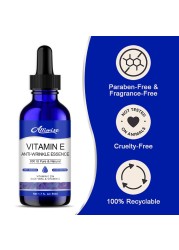 Alliwise Vitamin E anti-wrinkle essence Shrink pores Brighten skin tone Improve complexion Dry lines and fine lines Moisturizing tight