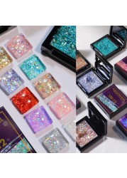 Nail Solid Gel Polish Shiny Glitters Nail Polish With Glitter For Nails Art Manicure Gel Free Flat Head Nail Polish Pen